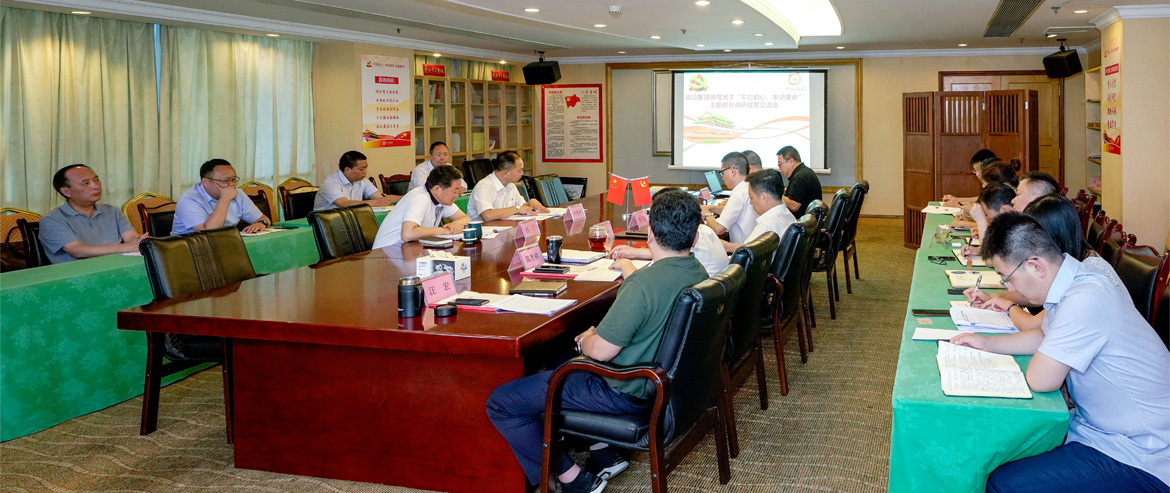 尊龙凯时集团领导班子召开“不忘初心、牢记使命”主题教育调研成果交流会